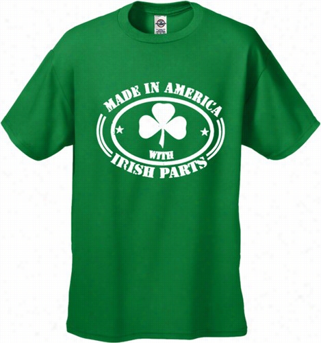 Made In America With Irish Talents  Men's T-shirt