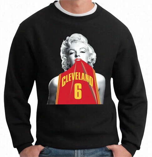 Marilyn Basketball Jersey 6 Crewneck Sweatshirt