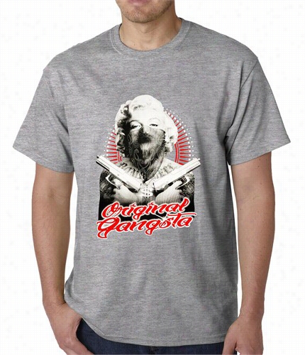 Marilyn Monroe &quot;;original Gangster&quot; Mens T-shirt