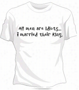 Men Are Idiots Girls T-shirt