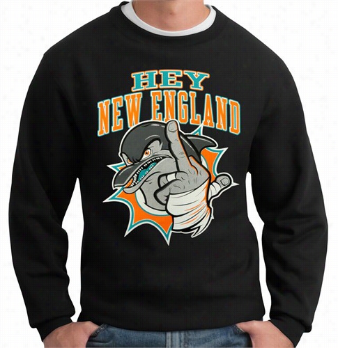 Miami Fan  - Hey New England Adult Crewneck