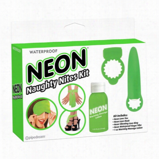 Neon Luv Touch Neon Naughty Nites Kit - Green
