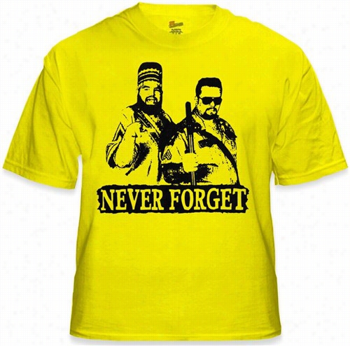 Never Forget Wrestling &quot;the Twin Towers&quot; Wwf T-shirt