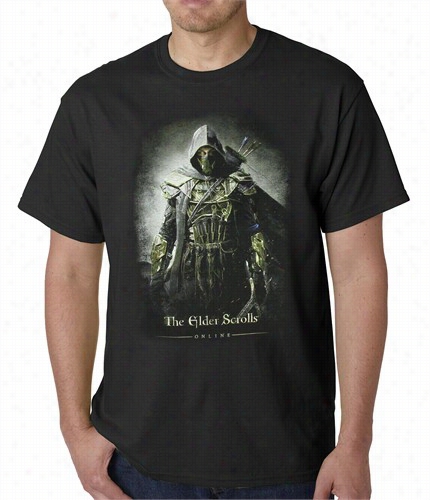 Official Bethesda Elder Scrolls Online Archer Mens T-shirt