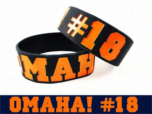 Omaha! Rubber Bracelet