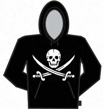 Piraate Skulll And Swords Hoodie