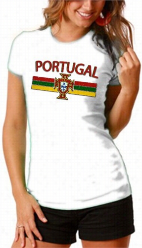 Portugal Vintage Shield Infernat Ional Girls T-shirt