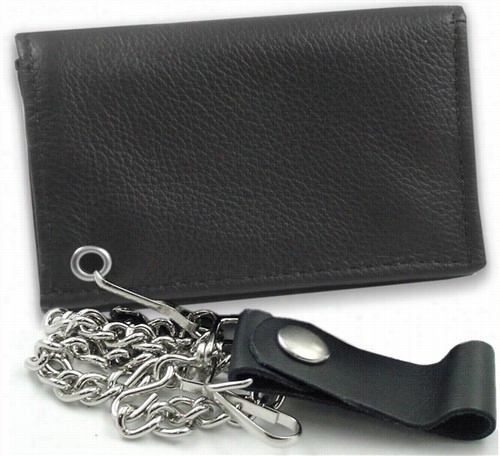 Premium Luxury Leather Chain  Wallet