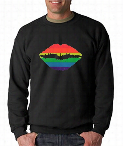 Pride Rainbow Kiscsrew Neck Sweatshirt