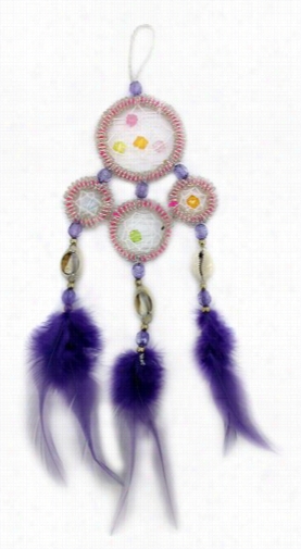 Purple Beaded Dre Am Catcher