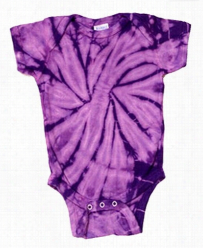 Purple Spiral Baby Onesies