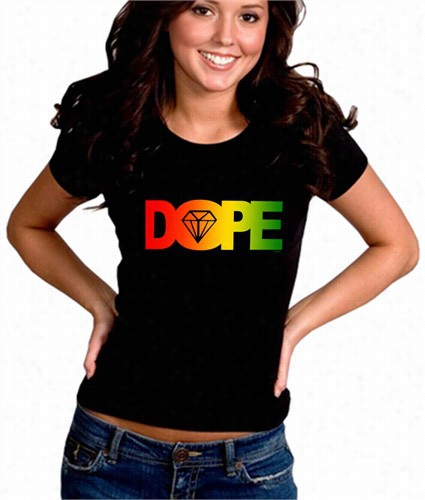 Rasta Dope Diamond Girl's T-shirt