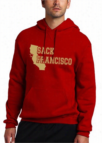 Sack Francisco San Francisco 4 9ers Football Adult Hhoodie