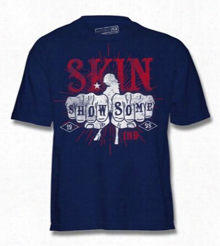 Skin Industries Hands  Mens T-shirt (navy)