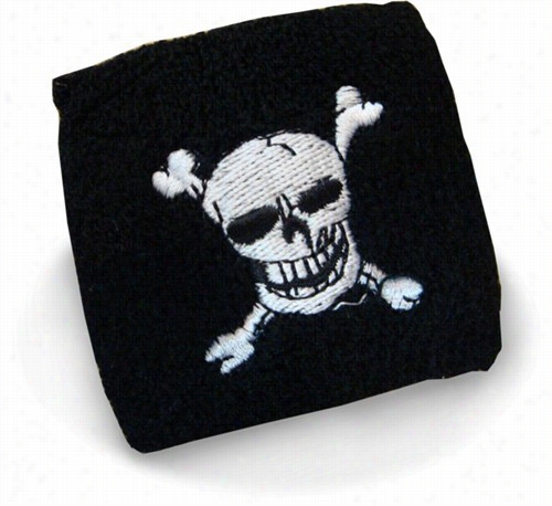 Skull Andc Rossbones Pair Of Warm Wristbands