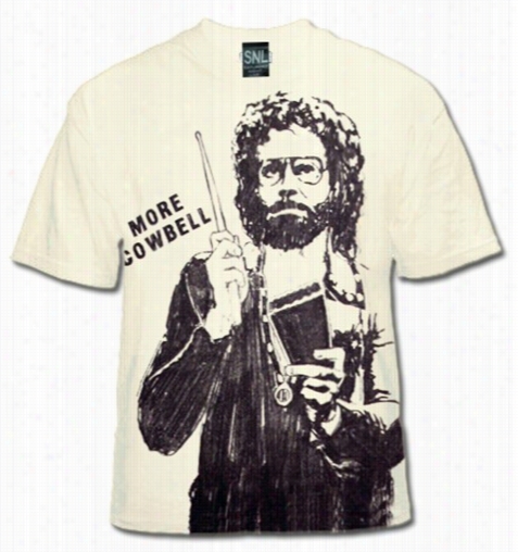 Snl More Cowbell Large Sketch T-shirt