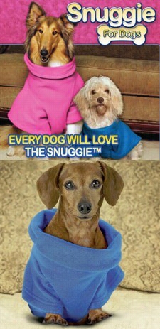 Snuggie In Quest Of Dogs - The Onl Blanket With Sleeves For Dogs!