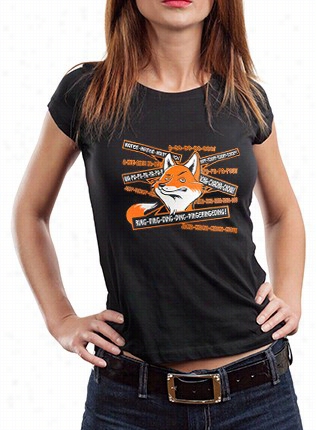 So Many Fox Sayings - What Does Th Eox S Ay? Girl's T-shirt