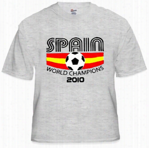 Spain 2010 Public Cup Champions Mens T-shirt