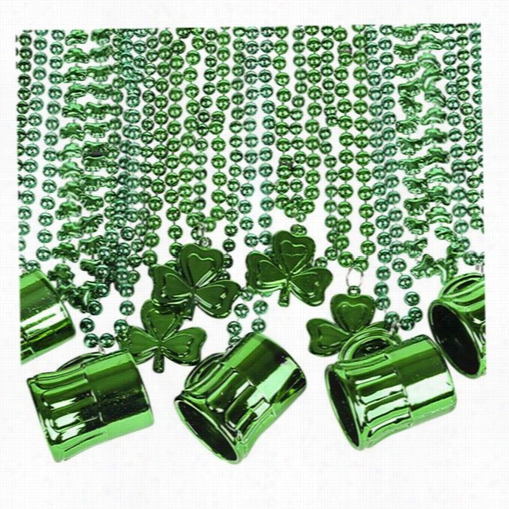 St Patrick's Day Value Pack Of 72 Necklaces