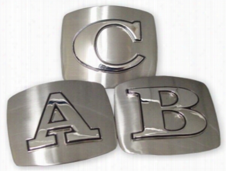 Stainless Steel Initial Belt Buckle (with Belt)