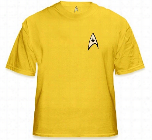 Star Trek Commanr Unfiorm T-shirt