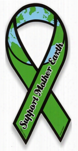 S Upport Mother Earth Ribbon Magnet