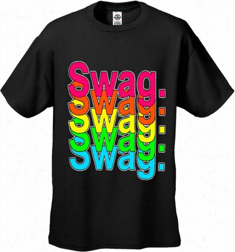 Swag Multi-color Neon Men 's T-shirt