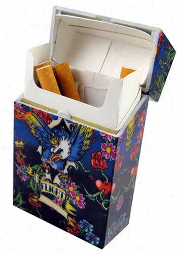 Tattoo Style Cigarette Box (for Regular Size Cigaretets)