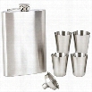 8 ounce Flask With Shot Glasses and Funnel