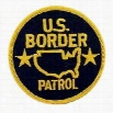 US Border Patrol Iron On Patch