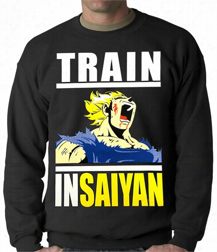 Train Like Insaiyan Adult Crewneck