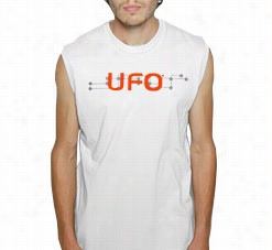 Ufo Mens Sleevless Digita Lshirt