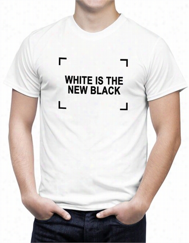 White Is The New Lack Men's T-shirt