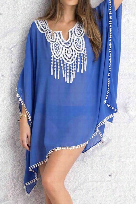 Bohemian Chiffon Beach Top