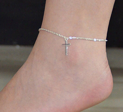 Boutique Cross Anklet