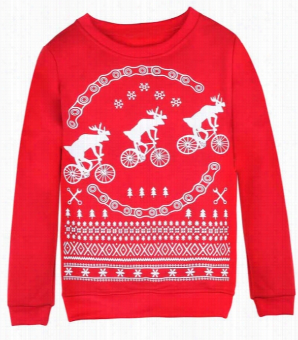 Cosy December Reindeer Sweatshirt