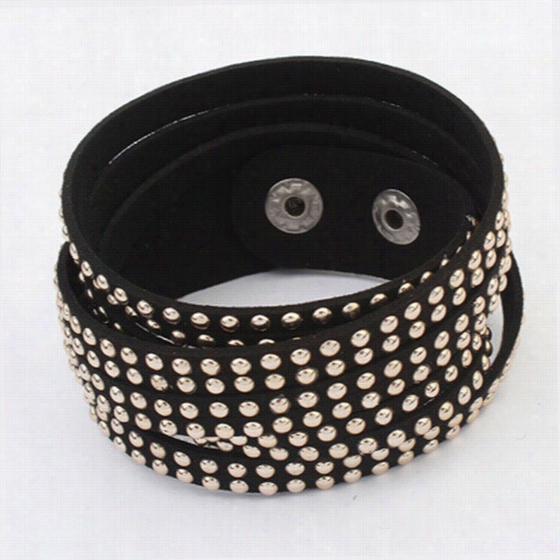 Free Spirit Punk Beads Wrap Bracslet