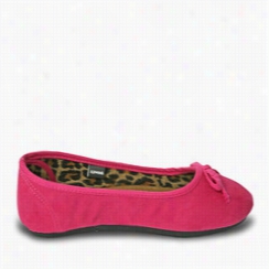 Girls' Kaymann Ballet Flats  Hot Pink