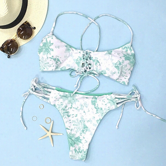 Glamorous One Stop Blooming Bikini Set