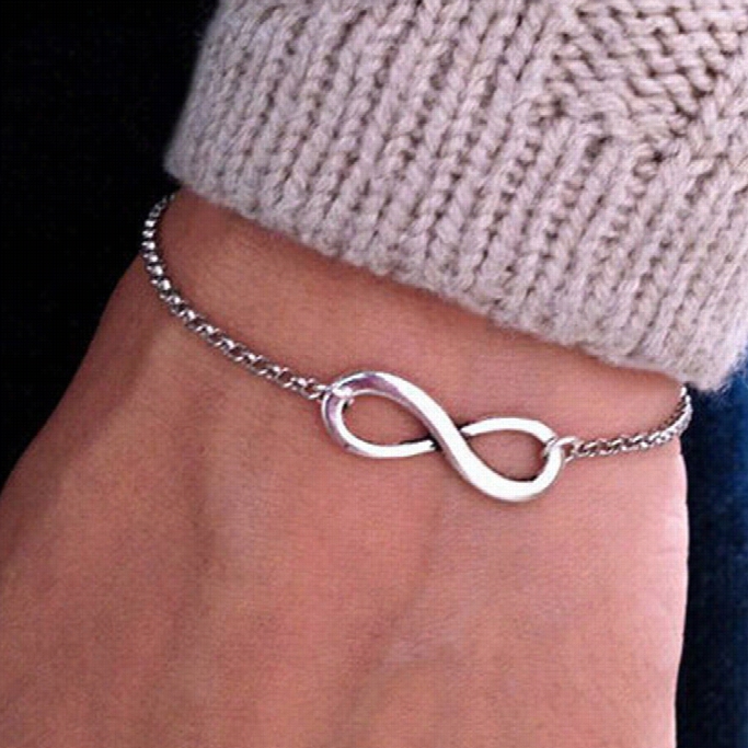 Infinity Symbol Charm Friehdship Wish Bracelet