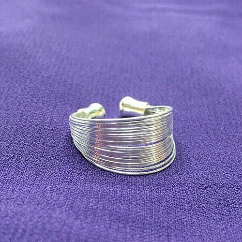 Just You Open-end  Silver Ring