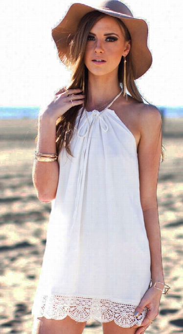 Little Pure White Ahlter Dress