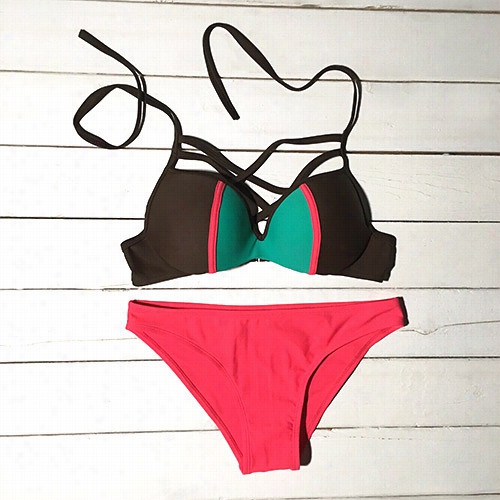 Made The Contrast Oclor Bikini Set