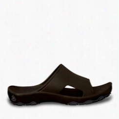 Men's Premium Destination Slides - Unilluminated Brown With Black