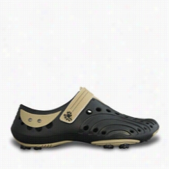 Men's Spirit Golf Shoes - Black With Tan