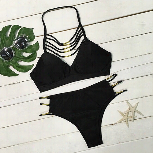 Metal Health Black Bikkini Set