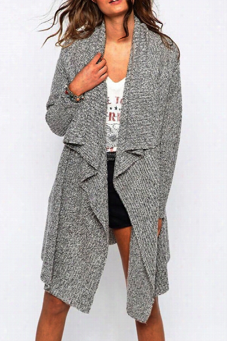 Paris Streeet Style Long Cardigan