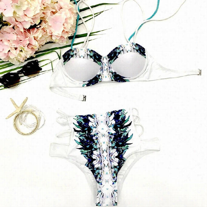 Sea Of Me Halrer Bikini Set