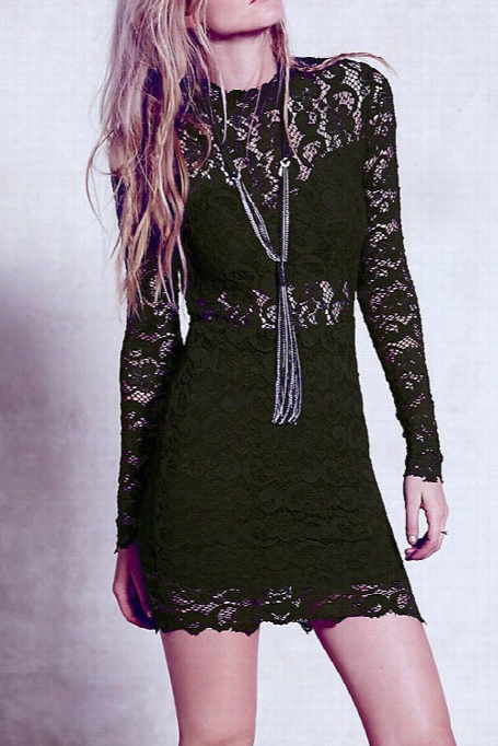 Show Off Yourself Lace Dress